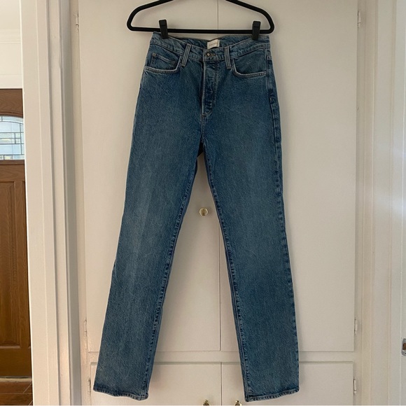 NWT Favorite Daughter THE VIVI HIGH RISE STRAIGHT LEG in Iris - Picture 6 of 6